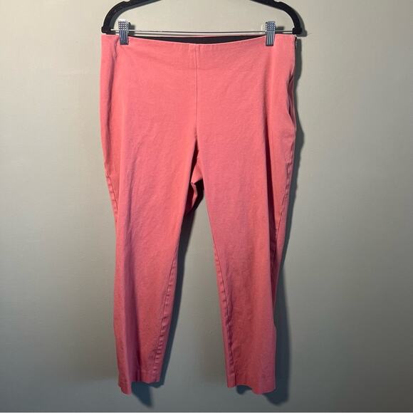 A New Day Office Mid-Rise Skinny Ankle Pants in Mauve Blossom Pink, Size 12 - Picture 2 of 12